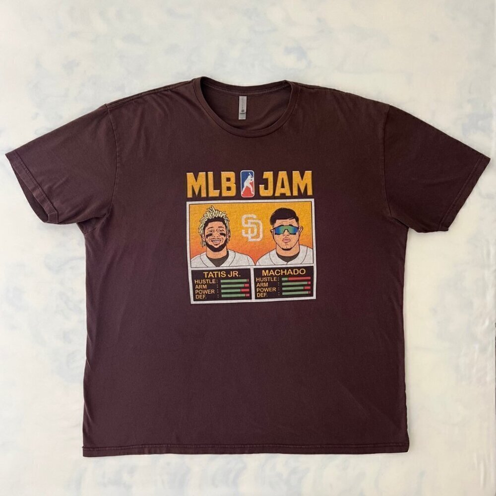 MLB Jam Tatis Jr Machado Brown Baseball Tee Shirt